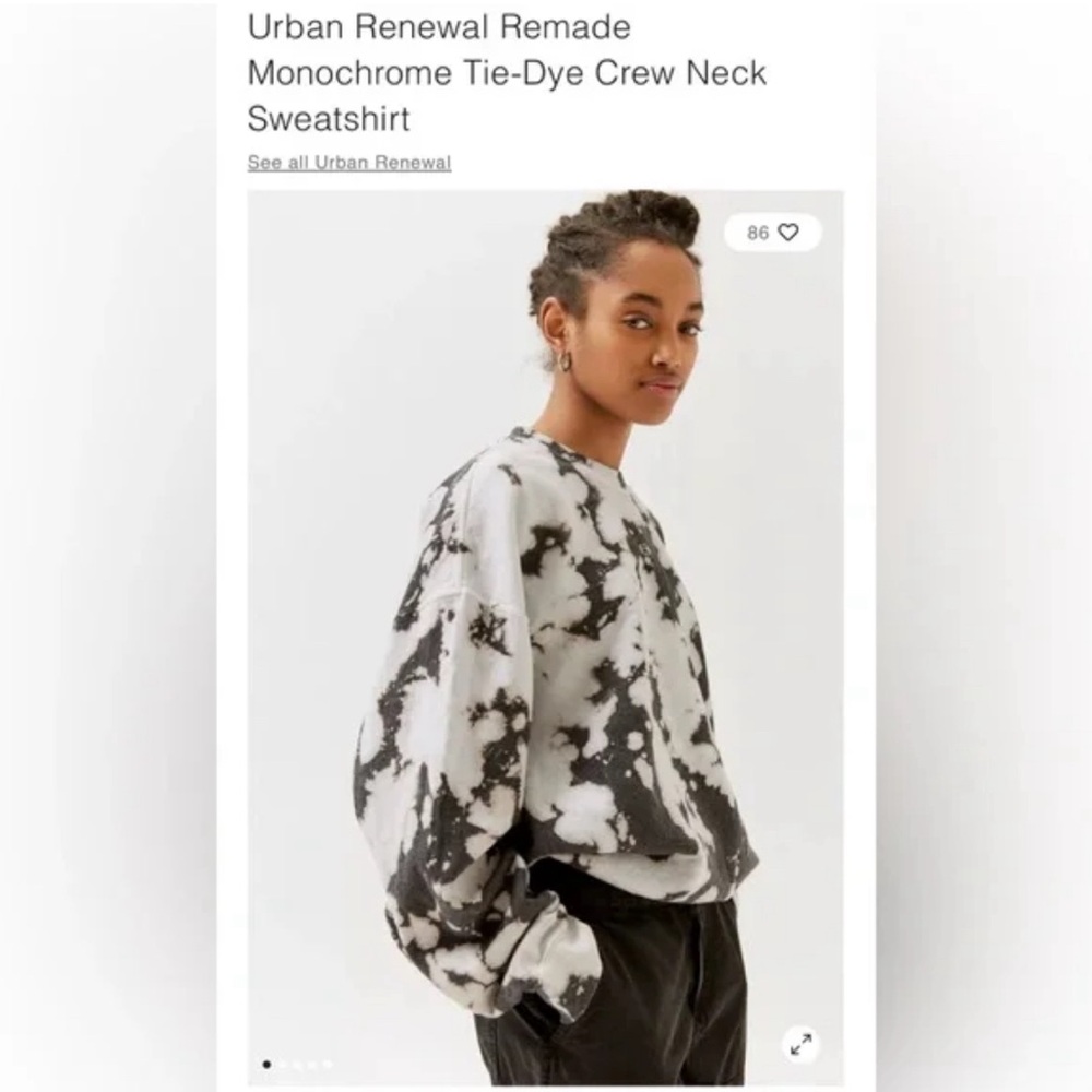 Urban Outfitters tie dye Crewneck